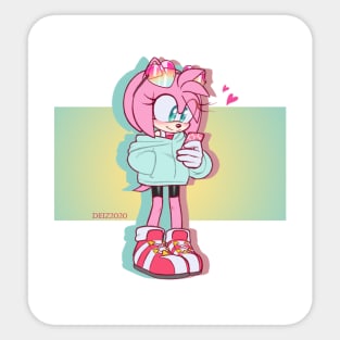 Amy Rose Sticker